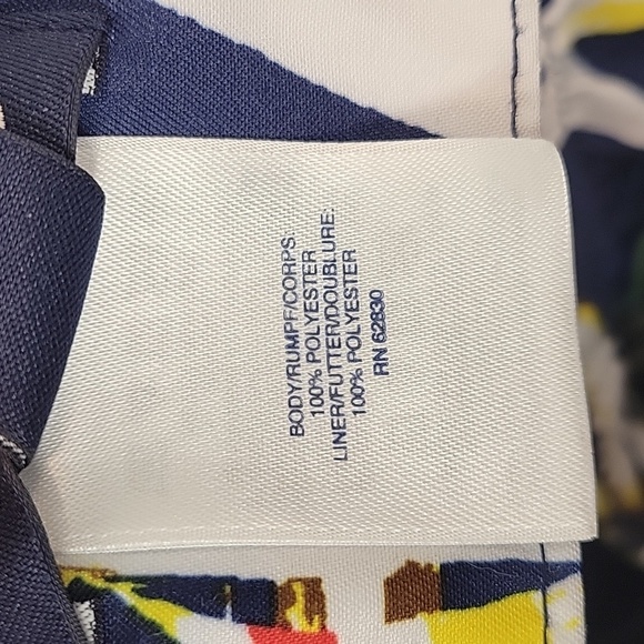 Lands End 6 inch Volley Sailboats Men Size Medium Swimsuit - Picture 8 of 8